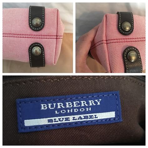 coa burberry blue label|burberry blue label bag.